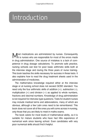 how to master nursing calculations: improve your maths and make sense of drug dosage charts