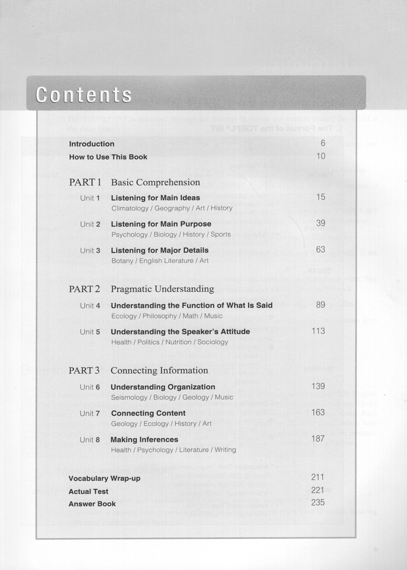 how to master skills for the toefl ibt: listening basic (with audio cd)