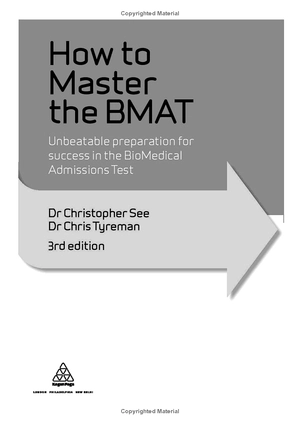 how to master the bmat: unbeatable preparation for success in the biomedical admissions test
