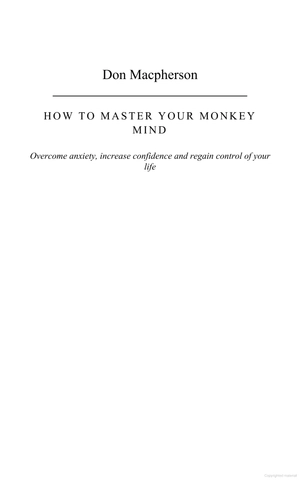 how to master your monkey mind
