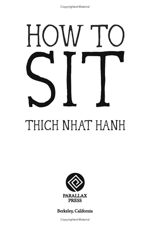 how to sit