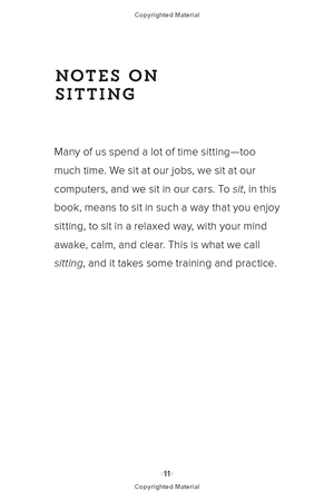 how to sit