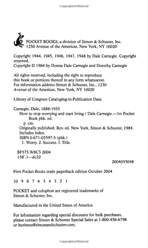 how to stop worrying & start living