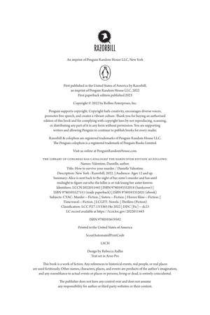 how to survive your murder