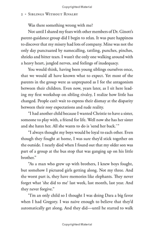 how to talk - siblings without rivalry