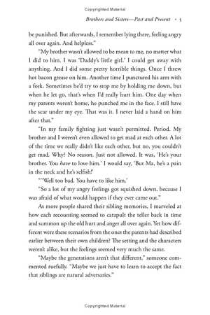 how to talk - siblings without rivalry