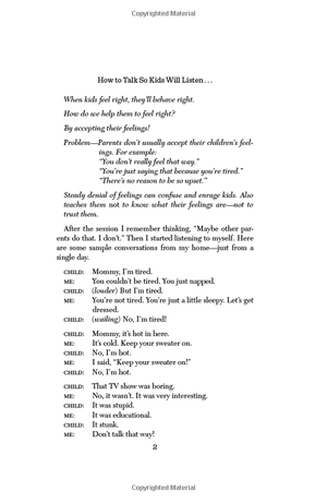 how to talk so kids will listen and listen so kids will talk