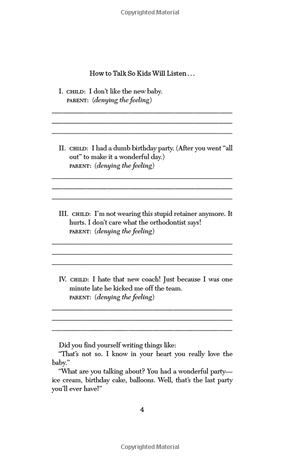 how to talk so kids will listen and listen so kids will talk