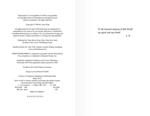 how to talk to anyone, anytime, anywhere: the secrets of good communication