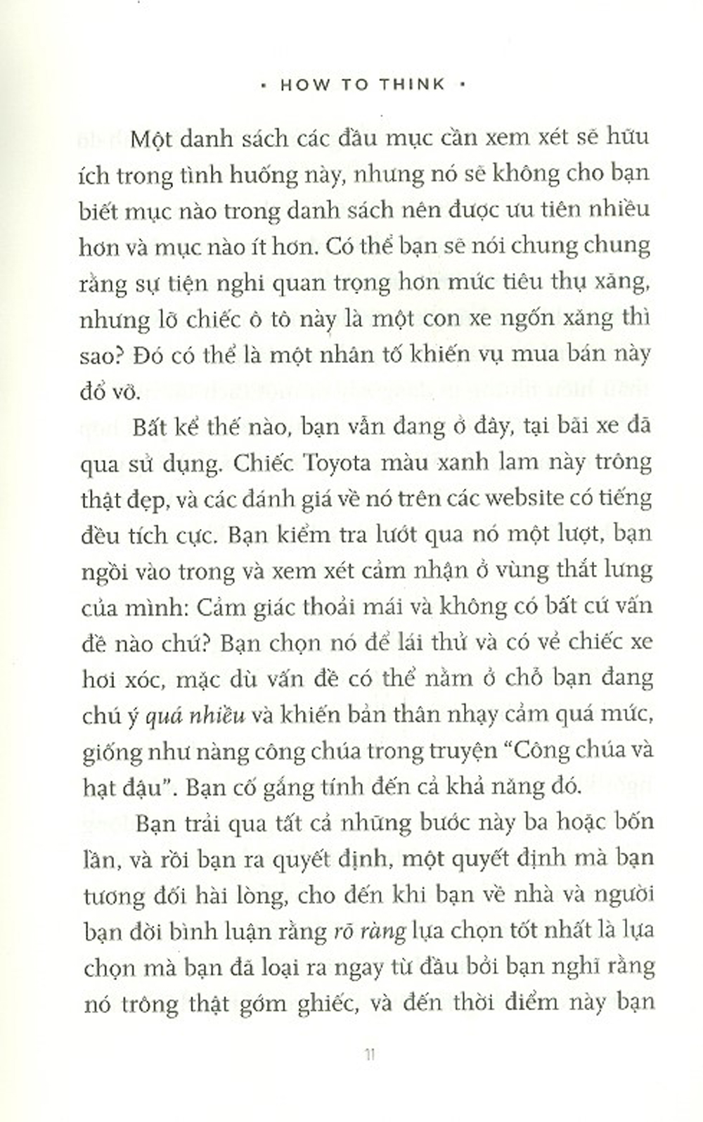 how to think - cách tư duy: hướng dẫn sinh tồn trong một thế giới đầy bất đồng