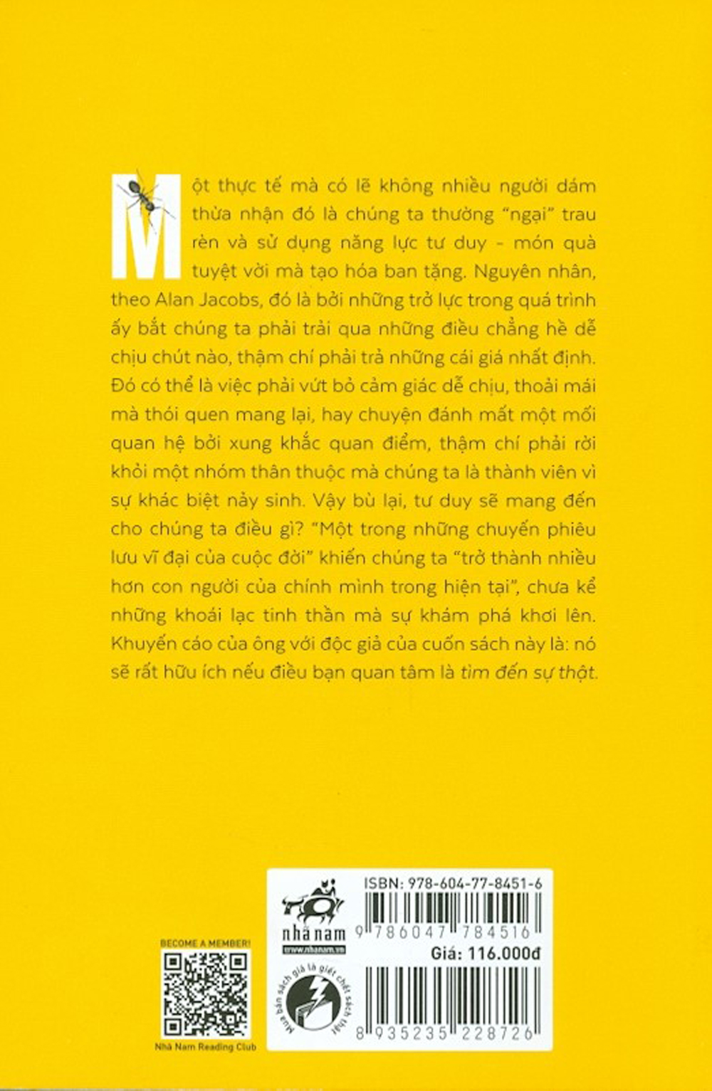 how to think - cách tư duy: hướng dẫn sinh tồn trong một thế giới đầy bất đồng