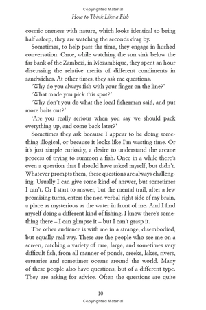 how to think like a fish: and other lessons from a lifetime in angling