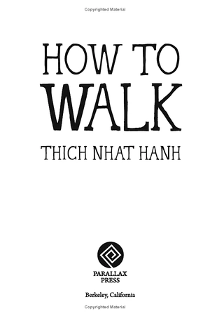 how to walk