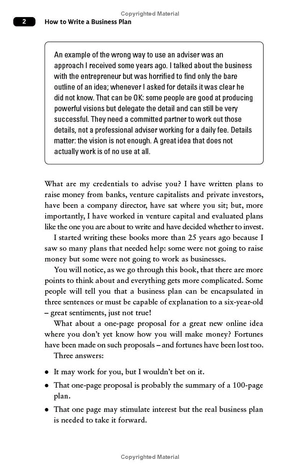 how to write a business plan: win backing and support for your ideas and ventures