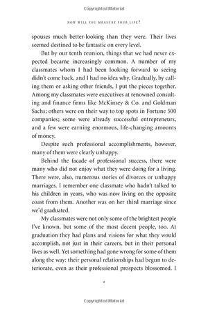 how will you measure your life?