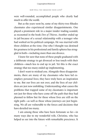 how will you measure your life?