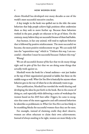 how women rise: break the 12 habits holding you back