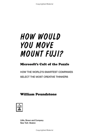 how would you move mount fuji?