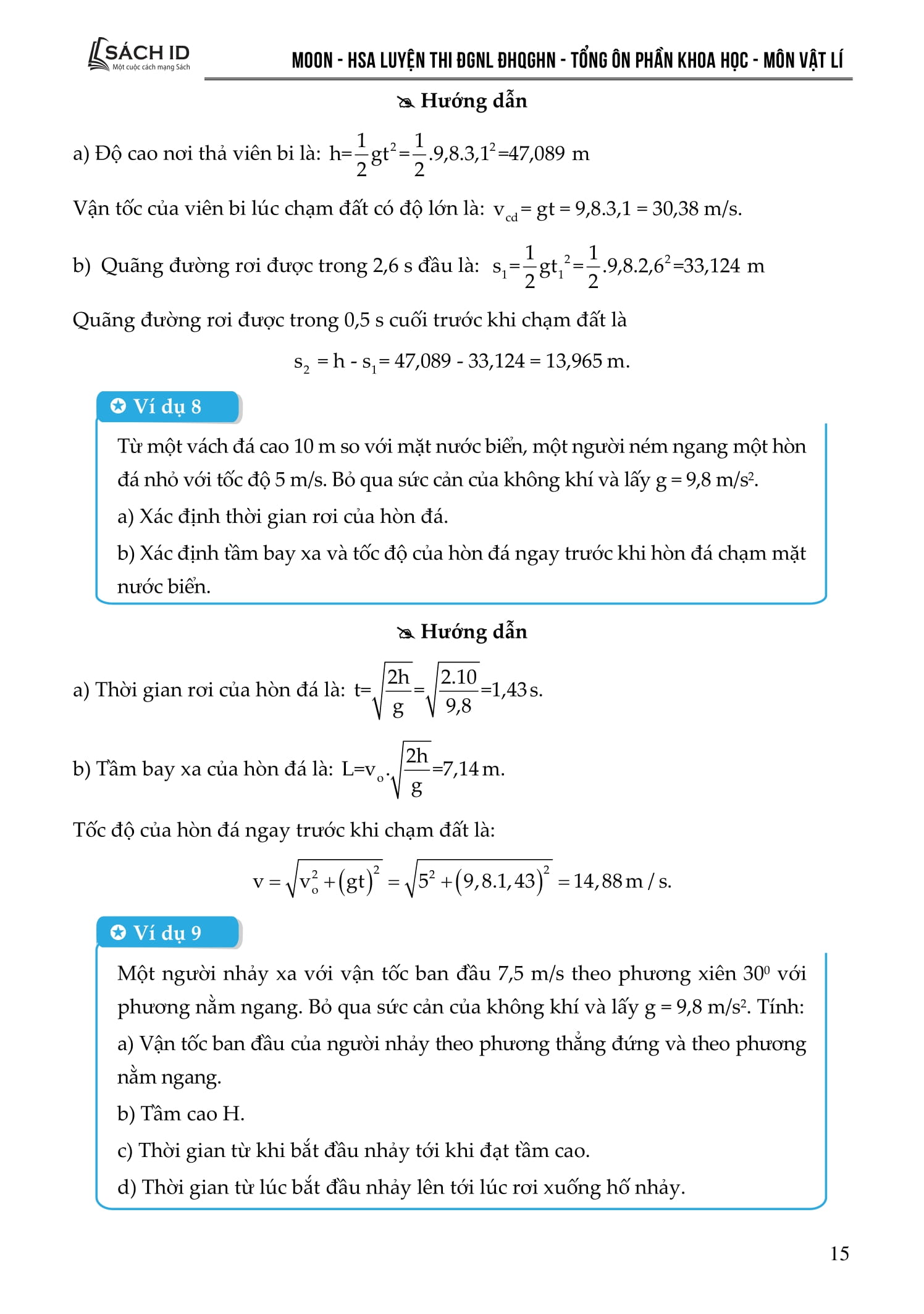 HSA - Luyện Thi Đánh Giá Năng Lực Đại Học Quốc Gia Hà Nội - Tổng Ôn Phần Khoa Học - Môn Vật Lí