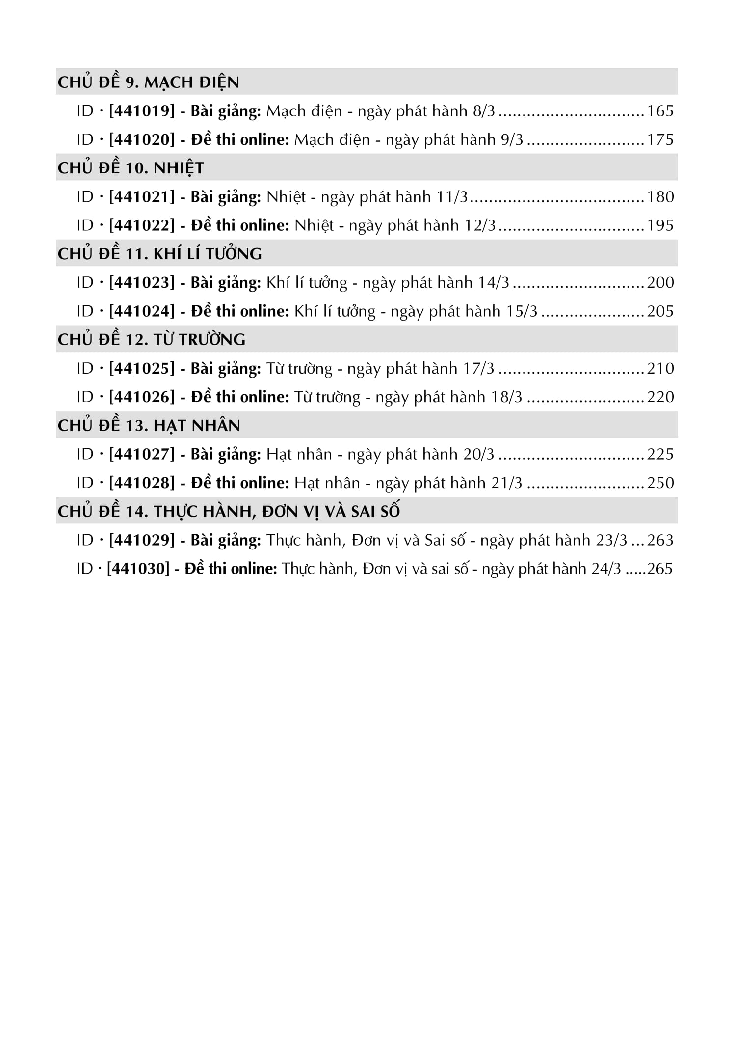 HSA - Luyện Thi Đánh Giá Năng Lực Đại Học Quốc Gia Hà Nội - Tổng Ôn Phần Khoa Học - Môn Vật Lí