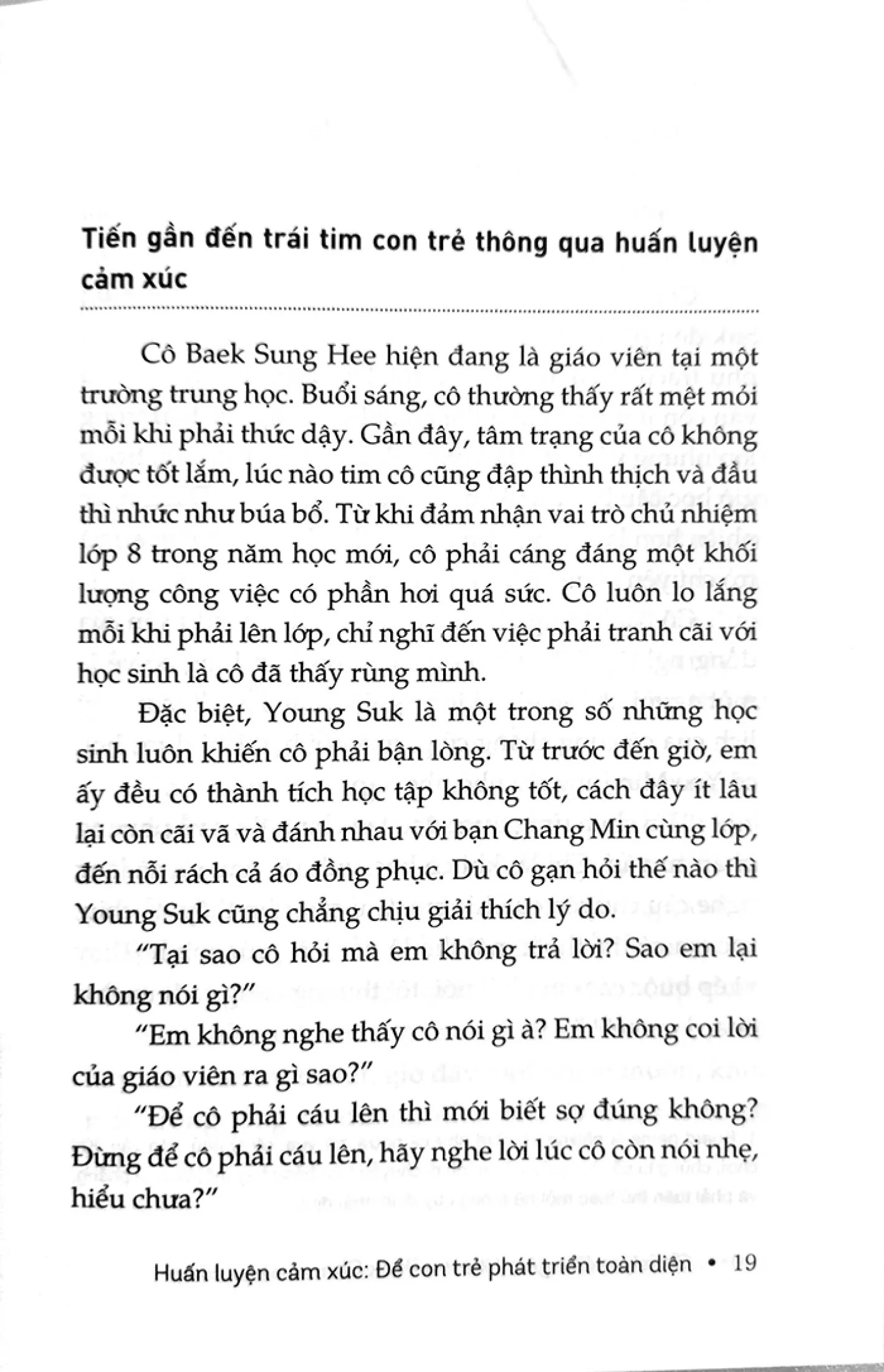 huấn luyện cảm xúc - để con trẻ phát triển toàn diện