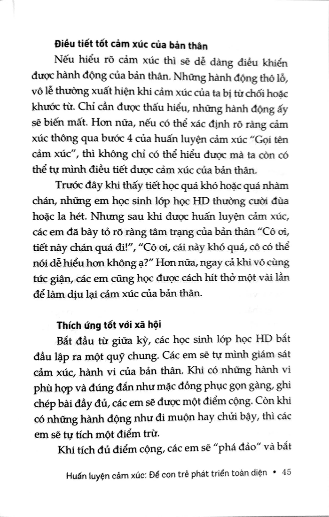 huấn luyện cảm xúc - để con trẻ phát triển toàn diện
