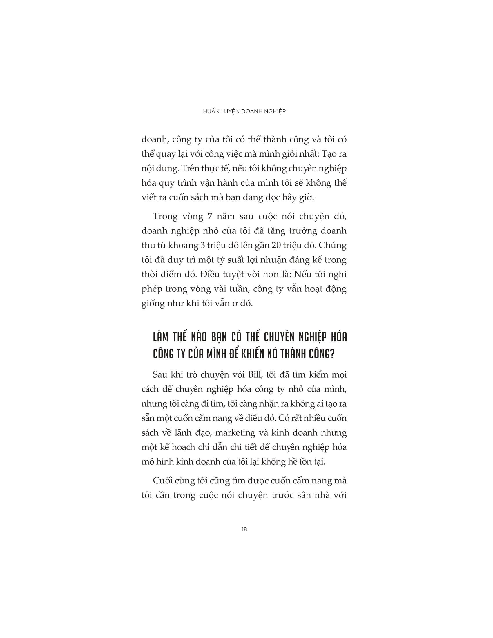 huấn luyện doanh nghiệp