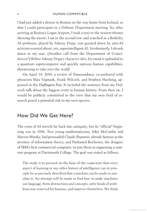 human compatible: artificial intelligence and the problem of control