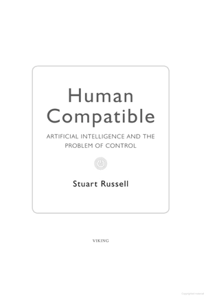 human compatible: artificial intelligence and the problem of control