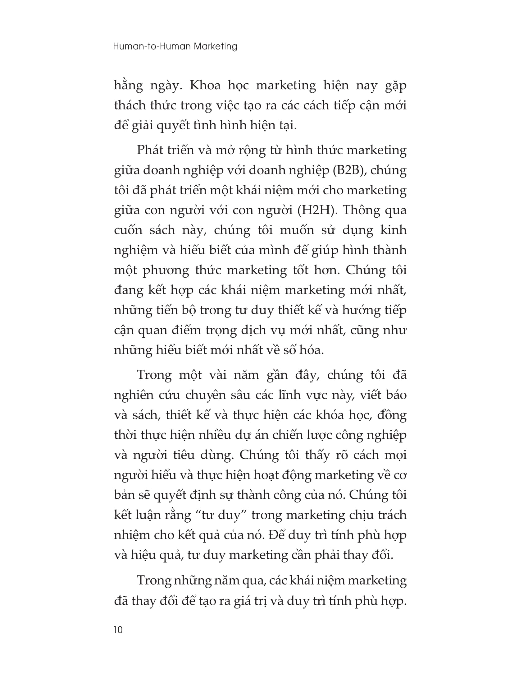 human to human marketing - kỷ nguyên mới của truyền thông marketing