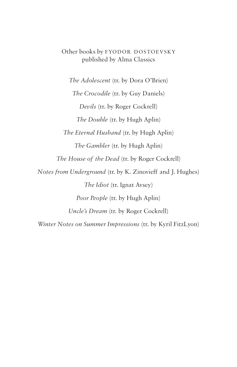 Humiliated And Insulted