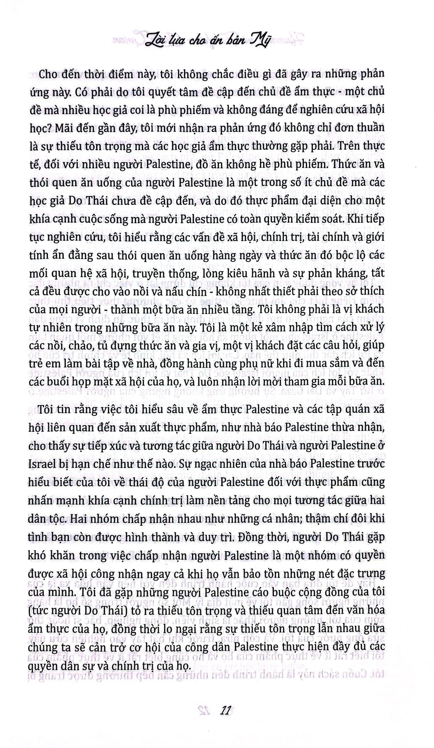 hummus và falafel - bảo tồn ẩm thực cổ truyền trước làn sóng công nghiệp hóa ở dải gaza