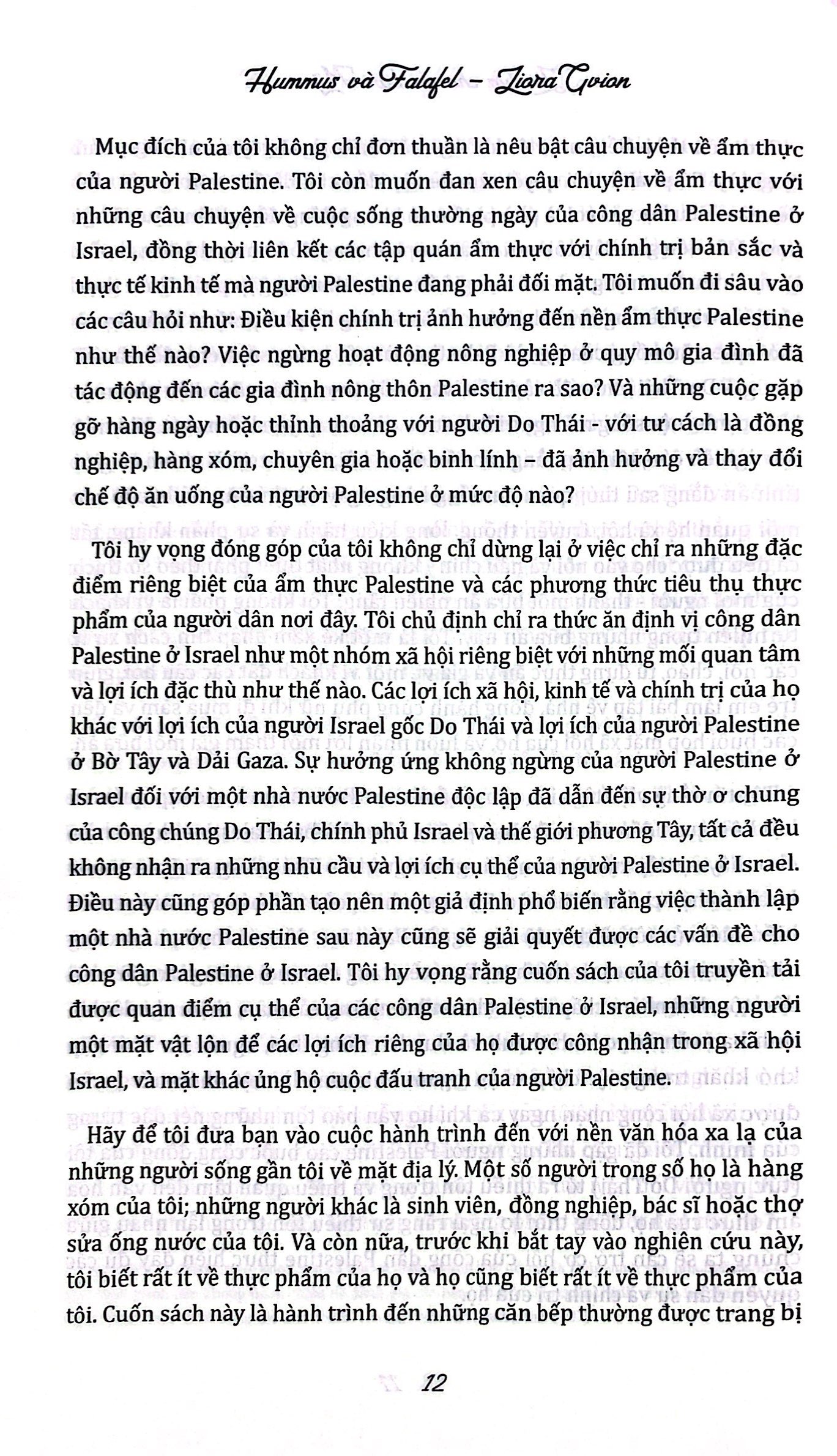 hummus và falafel - bảo tồn ẩm thực cổ truyền trước làn sóng công nghiệp hóa ở dải gaza