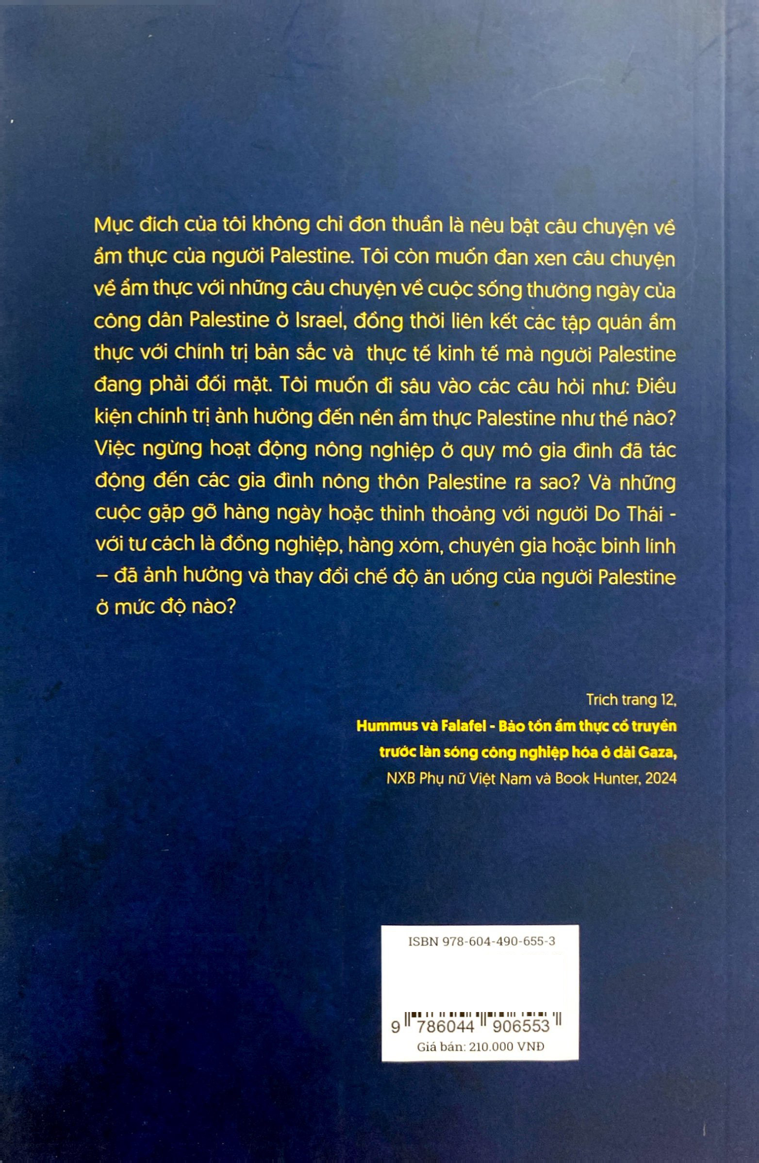 hummus và falafel - bảo tồn ẩm thực cổ truyền trước làn sóng công nghiệp hóa ở dải gaza
