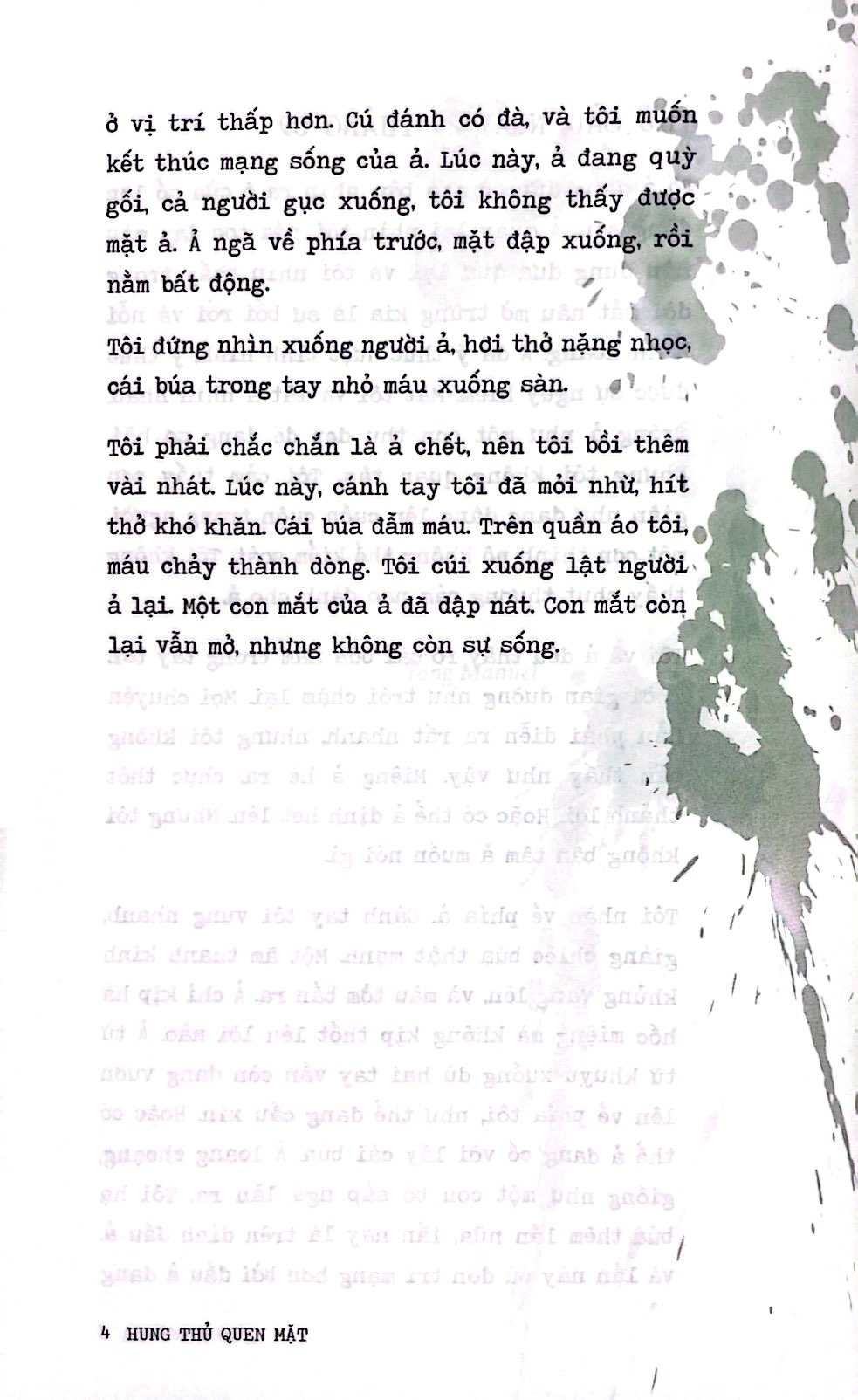 hung thủ quen mặt - tặng kèm bookmark