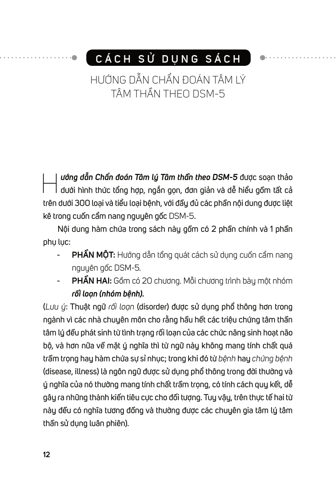 hướng dẫn chẩn đoán tâm lý tâm thần theo dsm-5