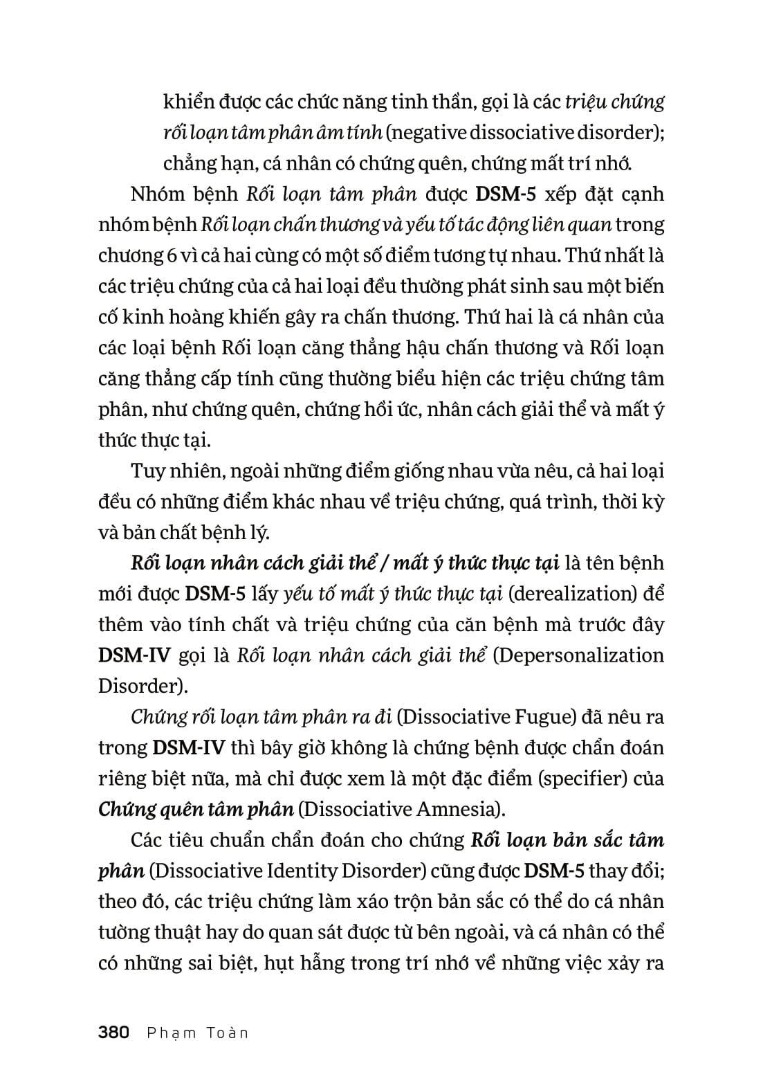 hướng dẫn chẩn đoán tâm lý tâm thần theo dsm-5