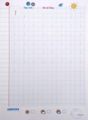 hướng dẫn chi tiết bé tập viết - vở ô ly nét cơ bản & chữ số