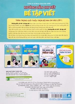 hướng dẫn chi tiết bé tập viết - vở ô ly nét cơ bản & chữ số