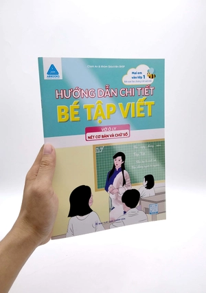 hướng dẫn chi tiết bé tập viết - vở ô ly nét cơ bản & chữ số