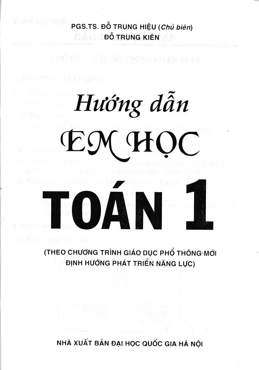 hướng dẫn em học toán 1