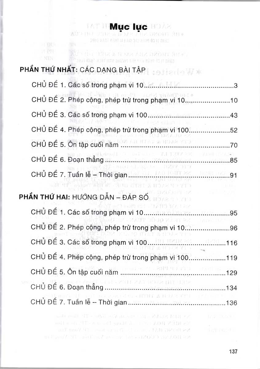 hướng dẫn em học toán 1