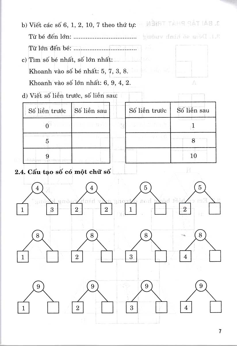 hướng dẫn em học toán 1