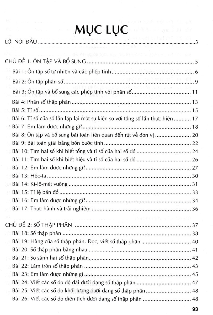 Hướng Dẫn Giải Bài Tập Toán 5 - Tập 1 (Chân Trời)
