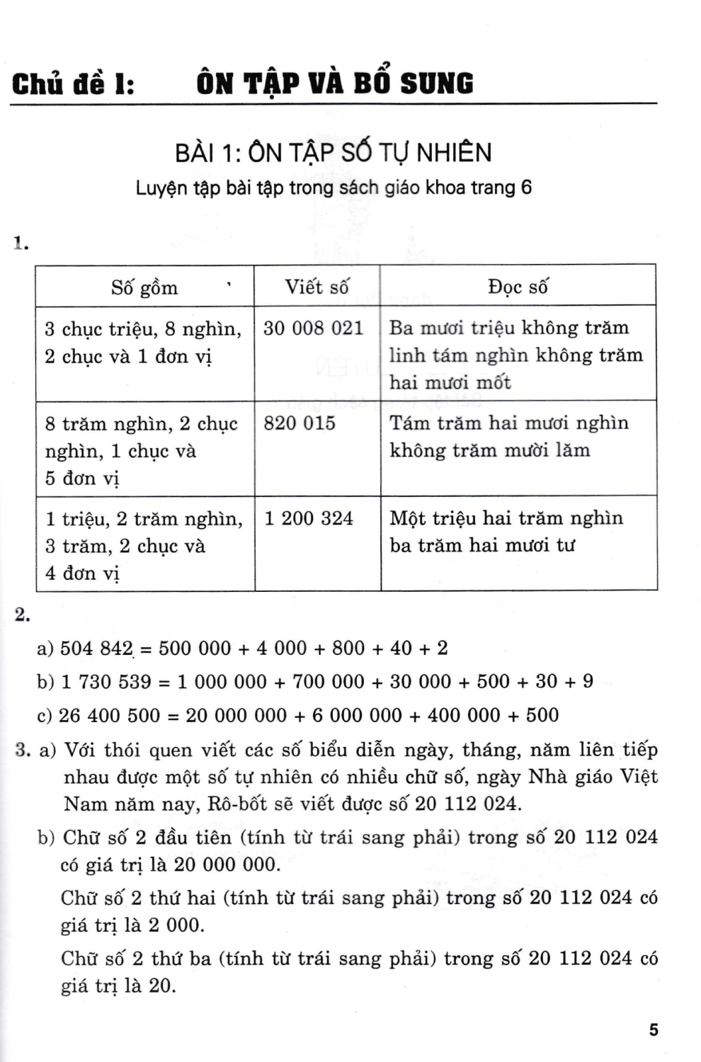 Hướng Dẫn Giải Bài Tập Toán 5 - Tập 1 (Kết Nối)