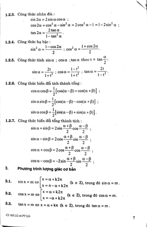 hướng dẫn giải các dạng bài tập trắc nghiệm - tự luận đại số và giải tích 11