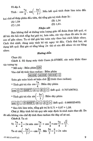 hướng dẫn giải các dạng bài tập trắc nghiệm - tự luận đại số và giải tích 11