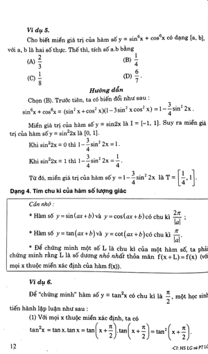 hướng dẫn giải các dạng bài tập trắc nghiệm - tự luận đại số và giải tích 11