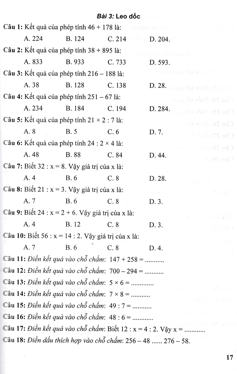 Hướng Dẫn Giải Violympic Toán 3