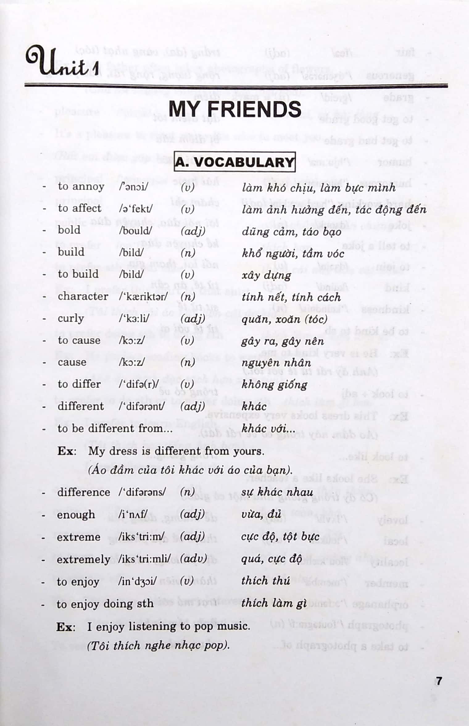 hướng dẫn học làm bài tiếng anh 8
